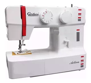 Máquina de coser recta Godeco Activa portable blanca 220V - 240V