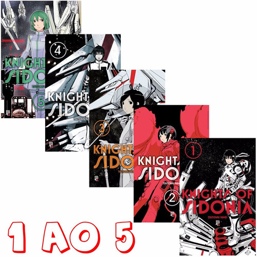 Knights Of Sidonia 1 Ao 5! Mangá Jbc! Novo E Lacrados!