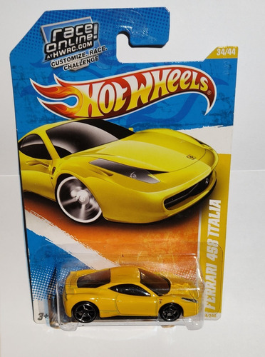 Hot Wheels Cv Ferrari Premium Elige Tu Modelo! Defecto Caja Ferrari 458 Italia - 2010 New Models (giallo Modena)