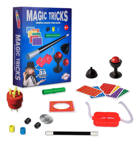 Set De Magia, 35 Trucos De Mago Con Varita, Niños O Adultos.