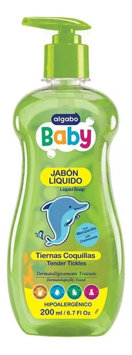 Baby Jabón Liquido Con Válvula 200ml Babyalgabo