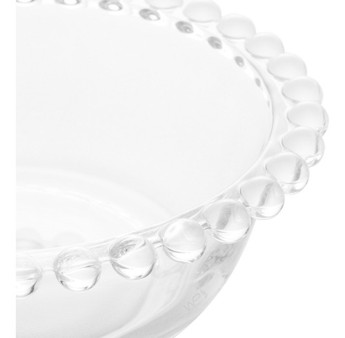 Conjunto 03 Bowls Cristal De Chumbo Pearl Transparente 14cm