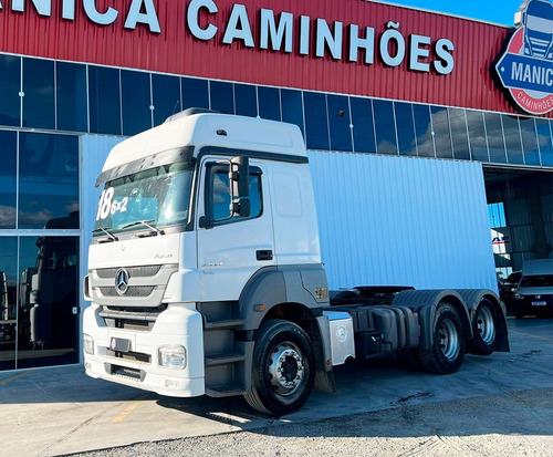 Imagem 4 de 14 de Mercedes Benz Axor 2544 6x2 2018 Único Dono