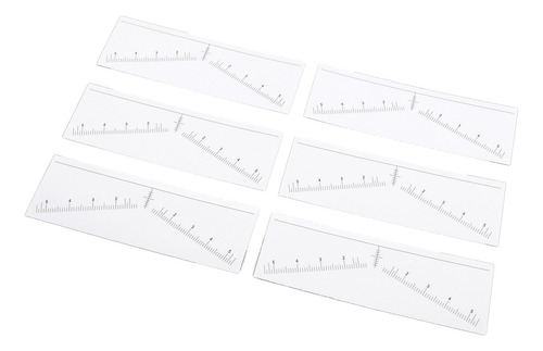 Adesivos Brow Ruler, 100 Folhas, Estênceis Descartáveis Para