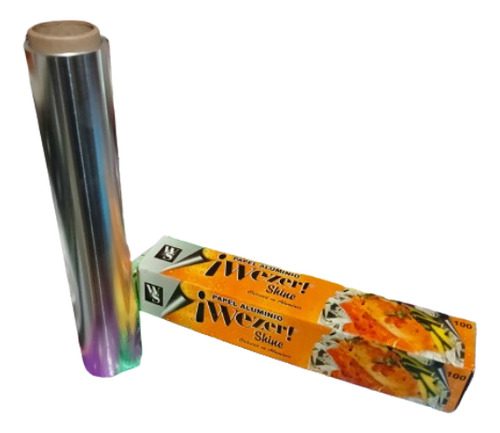 Papel Aluminio Wezer Shine 100 Resistente - 30 Cm Ancho 450g