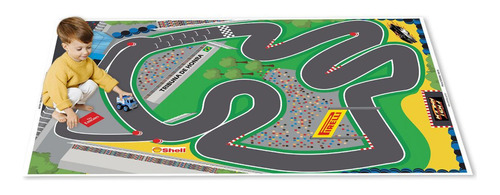 Trolleys de carreras Pista Autodromo F1 Hotcars de 1,4 x 1 m, color gris oscuro