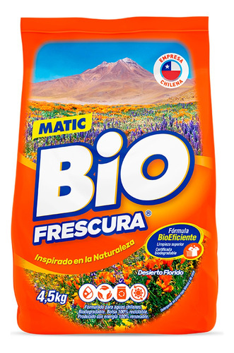 Biofrescura Detergente En Polvo Desierto Florido 4.5kg