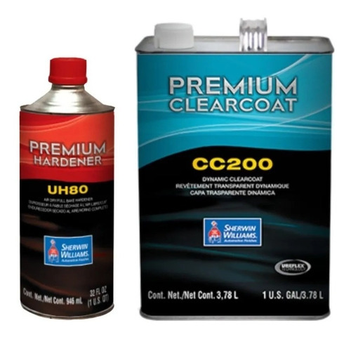 Dynamic Clearcoat Cc200 4 L + Uh80 Catalizador 0.97 Cc 