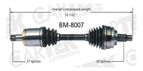 Flecha Delantera Izquierda Bmw X5 2006 Completa Ck