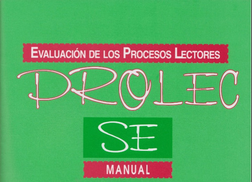 Prolec Se Evaluación De Los Procesos Lectores