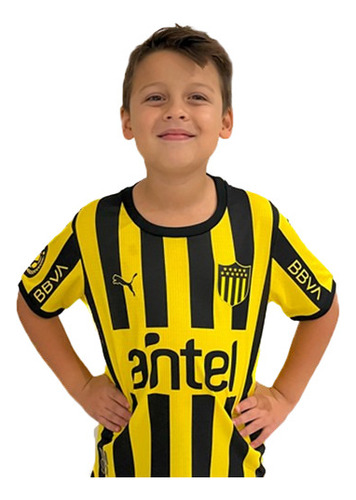 Camiseta Puma Peñarol Oficial Fútbol 2024 Original Niño