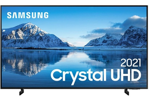 Imagem 1 de 4 de Smart Tv Samsung 75 Crystal Uhd 4k Un75au8000gxzd Painel Dyn