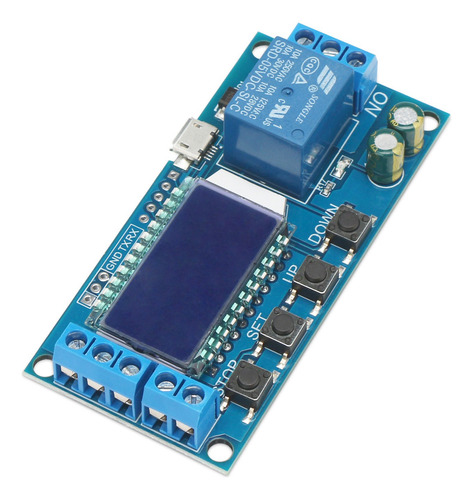 Relé Temporizador Interruptor De Retardo Con Pantalla Lcd
