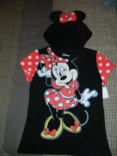Blusa Minnie Mouse Con Gorro Talla M Dama Env o gratis