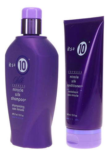 Shampoo E Condicionador It's A 10 Silk Express Miracle Silk