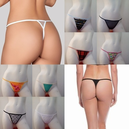 Tanga Brasilera Tipo Hilo Para Dama X 3 Unidades