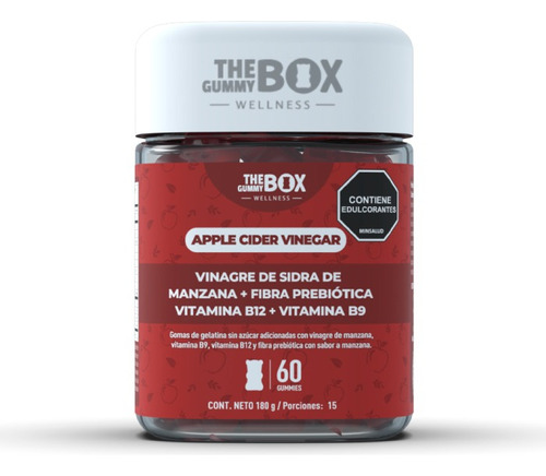 The Gummy Box Quemador De Grasa Vinagre De Sidra 180 G