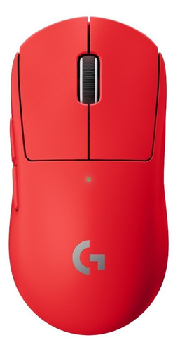 Mouse Logitech Pro X Superlight Inalámbrico Hero 25k Rojo