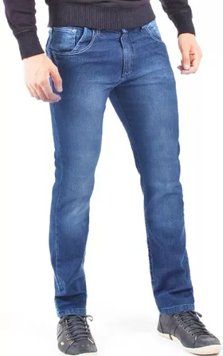 Kit 3 Calças Jeans Masculina Slim Com Lycra