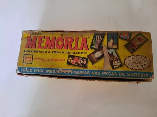 Jogo da Memoria Ingles em Madeira - Coluna 790704 - Pais e Filhos - Real  Brinquedos