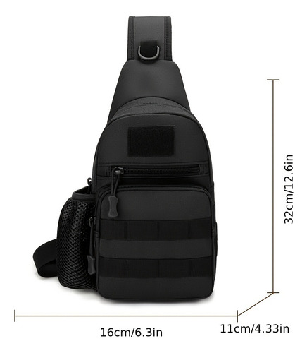 1pc Bolso De Pecho Casual De Moda Para Hombre, Bolso