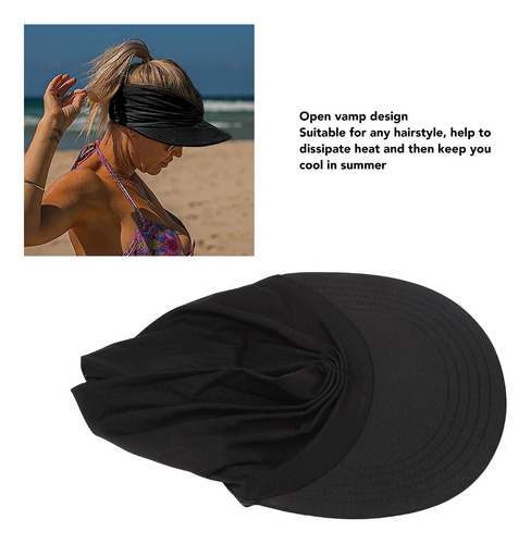 Sombrero Sol Mujer Uv Protección Gorra Deportiva De Playa