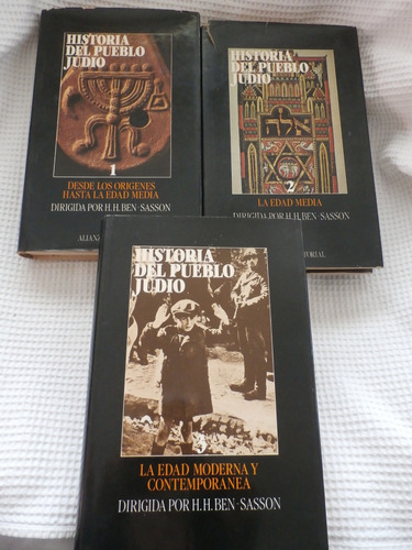 Historia Del Pueblo Judio. 3 Vols.  H.h.ben Sasson