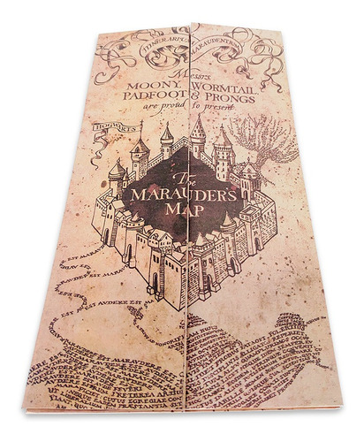Imagem 4 de 4 de Mapa Do Maroto - Harry Potter