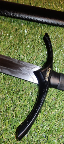 Espada Glamdring Negra De Gandalf 100 Cm Con Funda