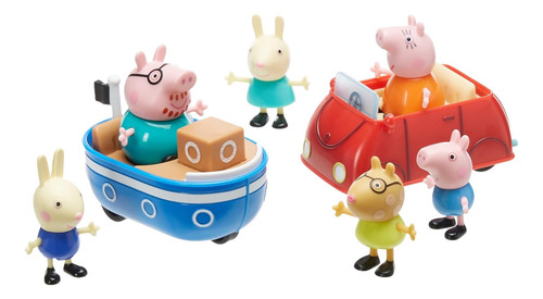Peppa Pig De Viaje Con Peppa Set De 15 Piezas