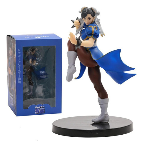 Figura De Acción Street Fighter Chun Li Battle De 18 Cm, Mod