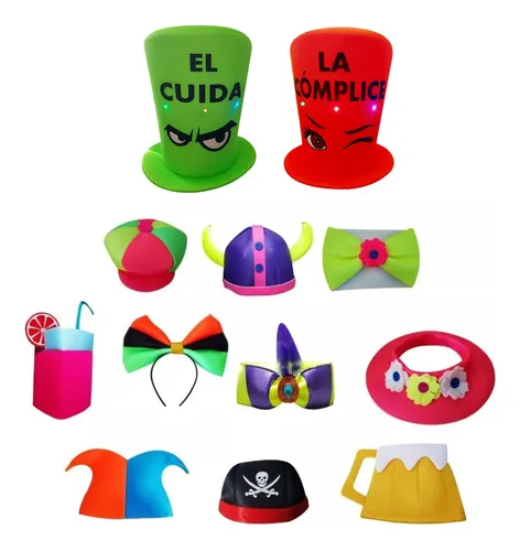Gorros Cotillón 15 Años, Carioca Y 2 Galeras Con Luz