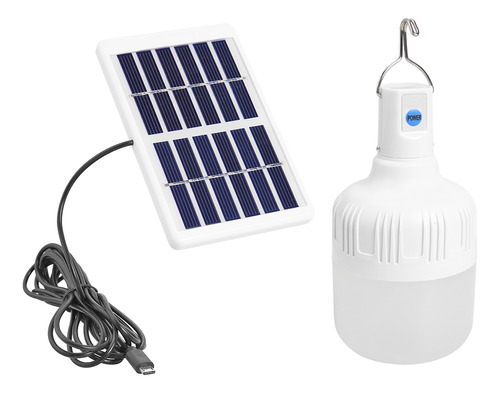 Bombilla De Emergencia De 3 Modos De Luz Solar Led De 13 W P