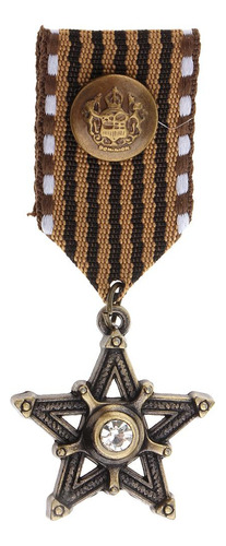 Broche De Medalla Vintage Estilo 3 80 Mm