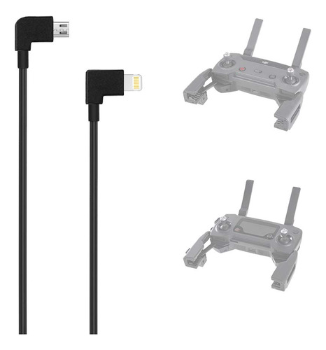 Otg - Cable Micro Usb A iPhone Ios, Conector De 1 Pie Para D