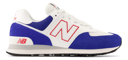 Tenis New Balance Hombre 574 Azul - Blanco