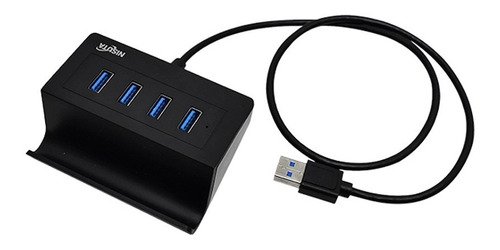 Adaptador Hub Usb 3.0 A 4 Puertos Usb 3.0 Alimentación Exter