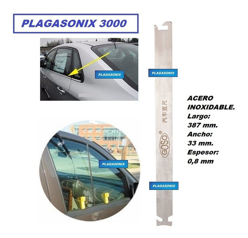 Imagen 2 de 9 de Fleje Para Apertura Automotor Auto Ganzua Cerrajero Psx-3000