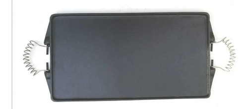 Plancha Churrasquera Reversible Asas Cromadas 42cm X 23cm