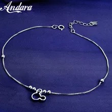 Tobillera De Plata 2018 Para Mujer, Joyería Nueva, Colgante