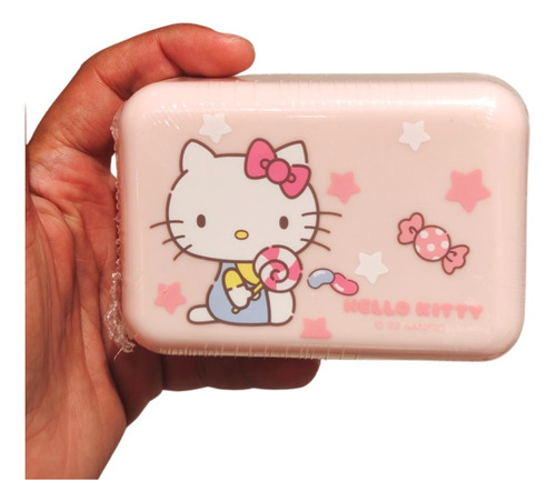  Jabonera Hello Kitty Original Sanrio Drenaje Y Tapa