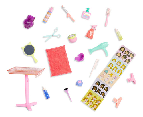 Juego De Peluquería Para Muñecas 14 Pulgadas Con Accesorios