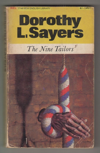 1969 Dorothy Sayers The Nine Tailors Novela Policial Ingles