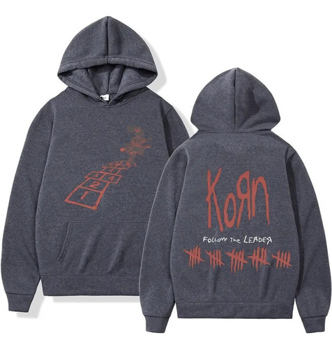 Bn Sudadera Con Capucha Korn, Clásica, Estilo Rock Band, Est