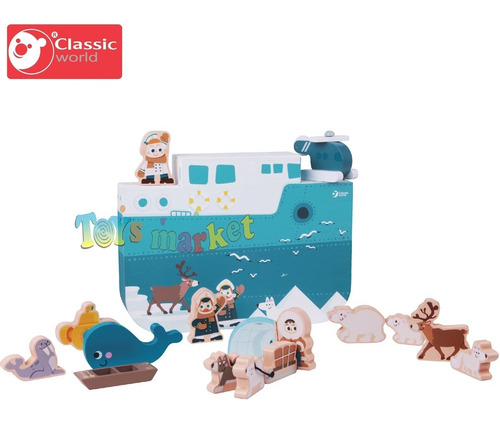 Cuento Infantil Con Figuras De Madera Classic World