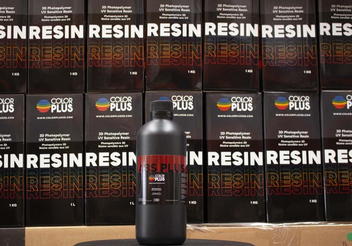 Resina Uv Para Impresora 3d Color Plus 1 Lt Abs Gris
