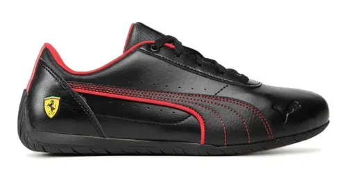 Tenis puma ferrari sales negro con rojo
