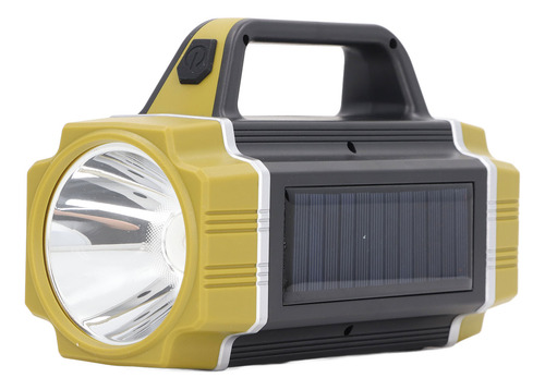 Linterna Solar Con Iluminación Frontal Y Lateral De 6 Marcha