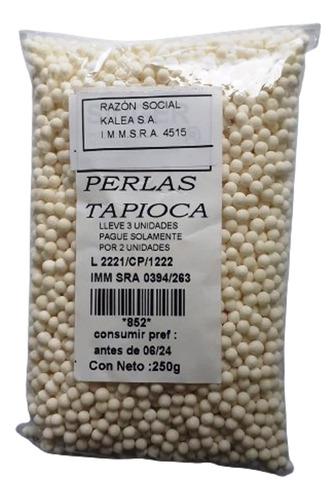 Perlas De Tapioca 250 G Lleve 3 Pague Solo 2