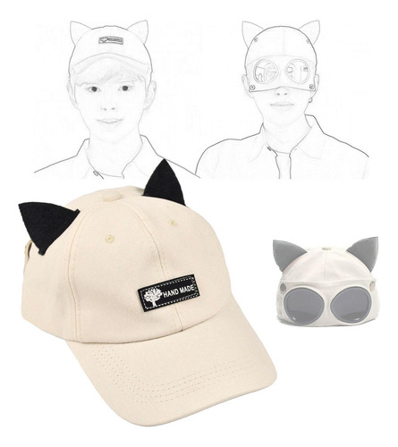 A Gafas De Sol Gorra De Béisbol Gafas Gorra Con Visera